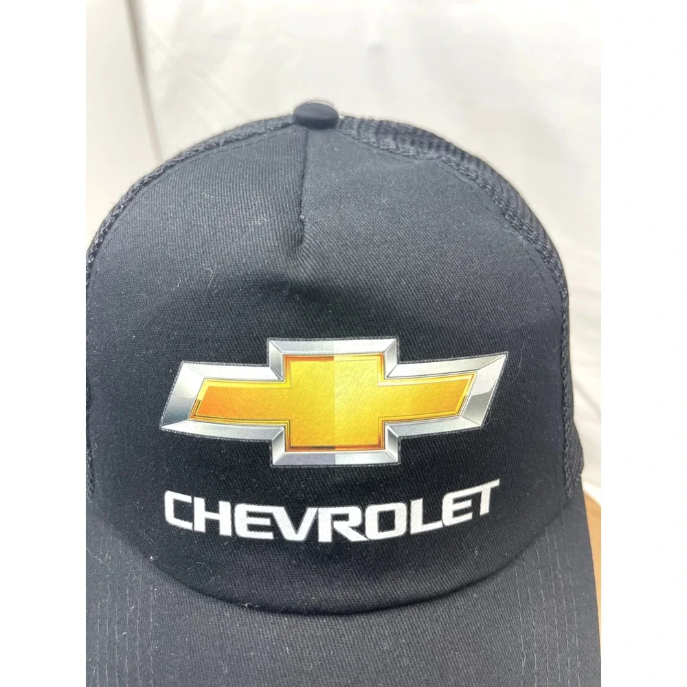 Chevrolet Hat Cap Trucker  Logo Bow‎ Tie Snapback Black Baseball Dealer New